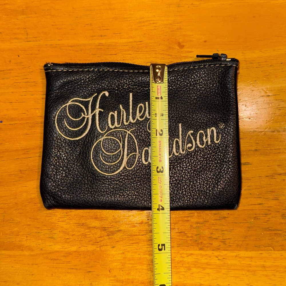 Harley Davidson embroidered coin purse. - Picture 6 of 6